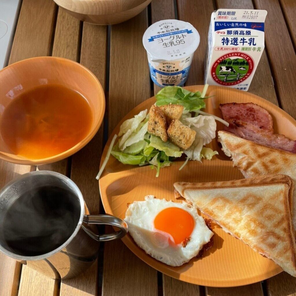 ハミルの森朝ご飯の画像